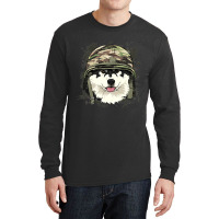 Alaskan Malamute Soldier Veteran Dogarmy Dog Lover 622 Long Sleeve Shirts | Artistshot