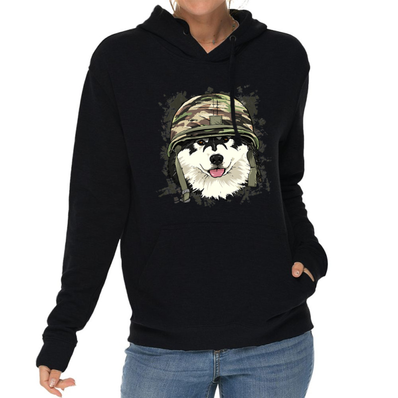 Alaskan Malamute Soldier Veteran Dogarmy Dog Lover 622 Lightweight Hoodie | Artistshot