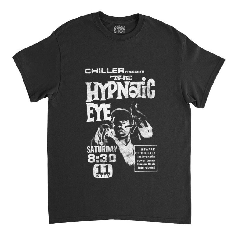 Hypnotic Eye Vintage 70s Horror Aesthetic Classic T-shirt by TerriBeverly | Artistshot