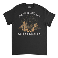 Womens Vintage Arts I'm Not Big On Social Graces Bluegrass Music V-nec Classic T-shirt | Artistshot