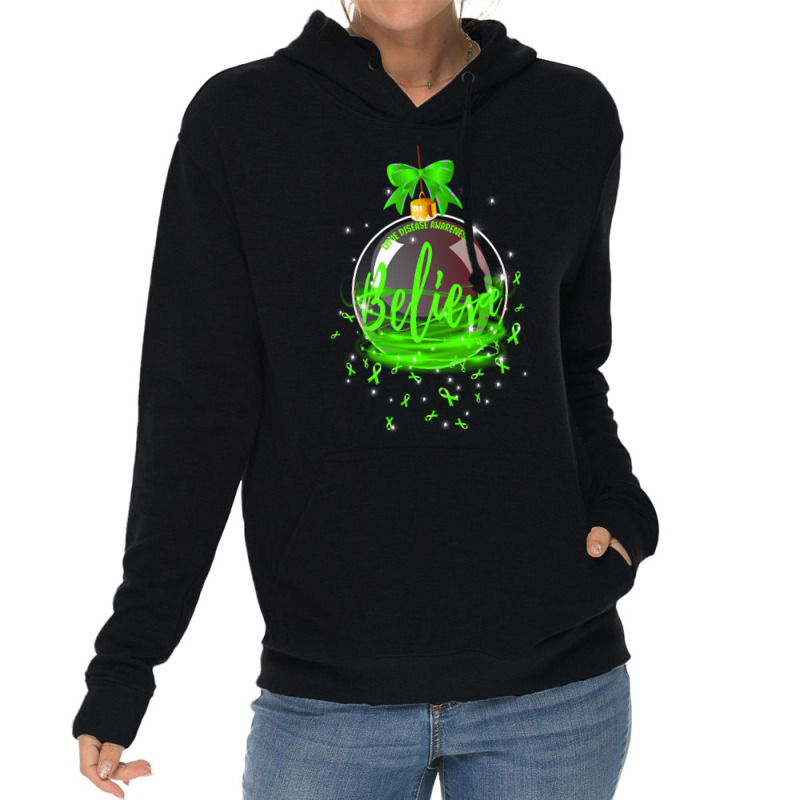 Lyme Disease Awareness - Believe Ornament Christmas Lightweight Hoodie by declangreenwood | Artistshot