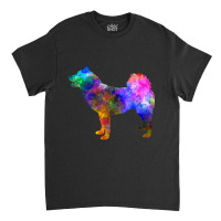 Greenland Dog In Watercolor Classic T-shirt | Artistshot