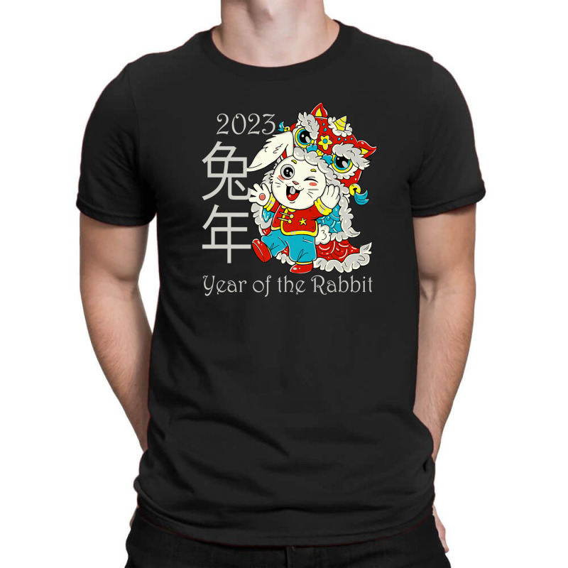 Happy Chinese New Year 2023 Year Of The Rabbit Dragon Suit T-shirt | Artistshot