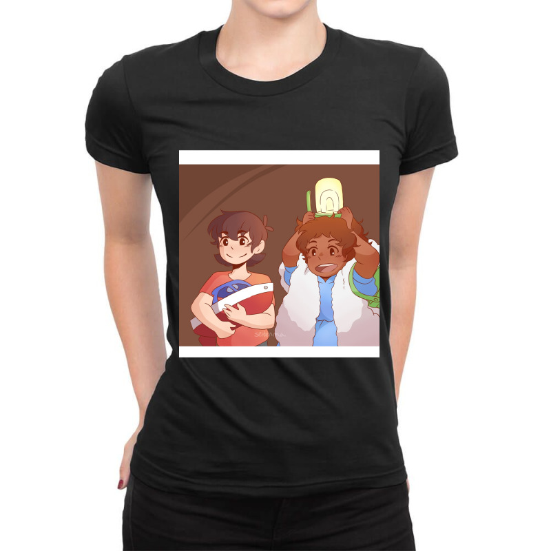 Klance - Ponyo (lamp) Chiffon Top Ladies Fitted T-Shirt by AYESHAJOHNSON | Artistshot