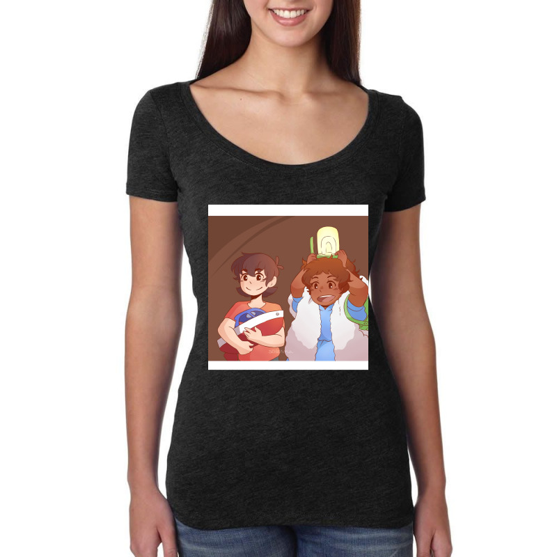 Klance - Ponyo (lamp) Chiffon Top Women's Triblend Scoop T-shirt by AYESHAJOHNSON | Artistshot