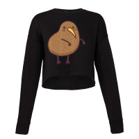 Funny Kiwi Bird Flossing Floss Dance Pose Cute Cropped Sweater | Artistshot