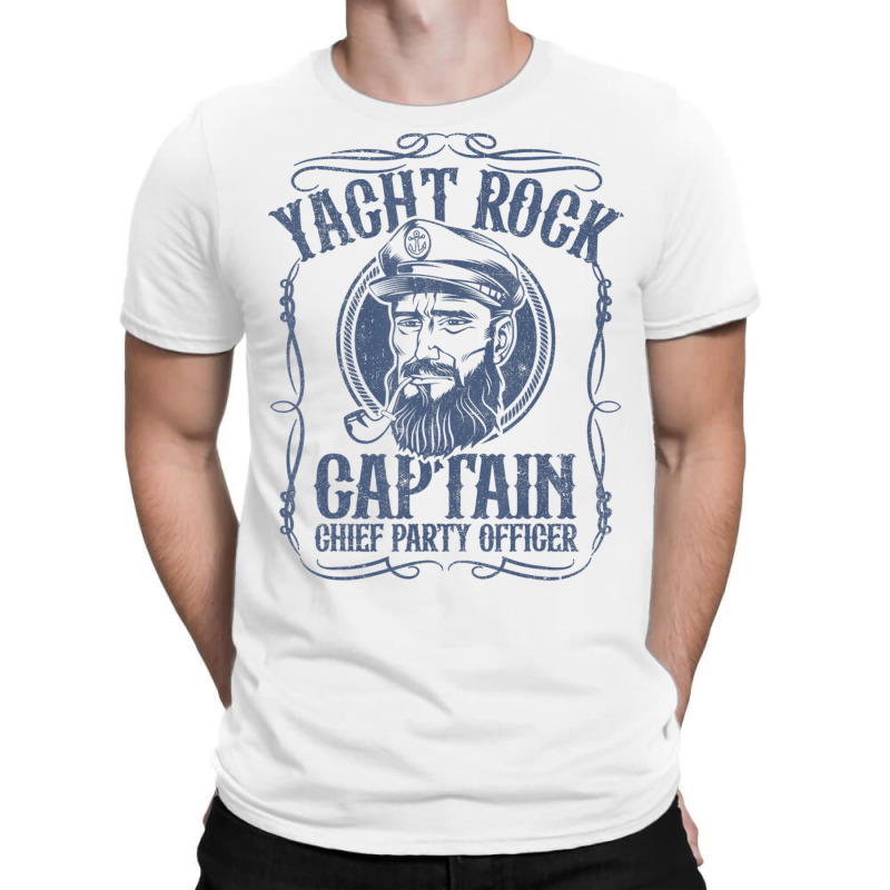 Yacht Rock Captain Pontoon Boat Party Music Boating T-shirt | Artistshot