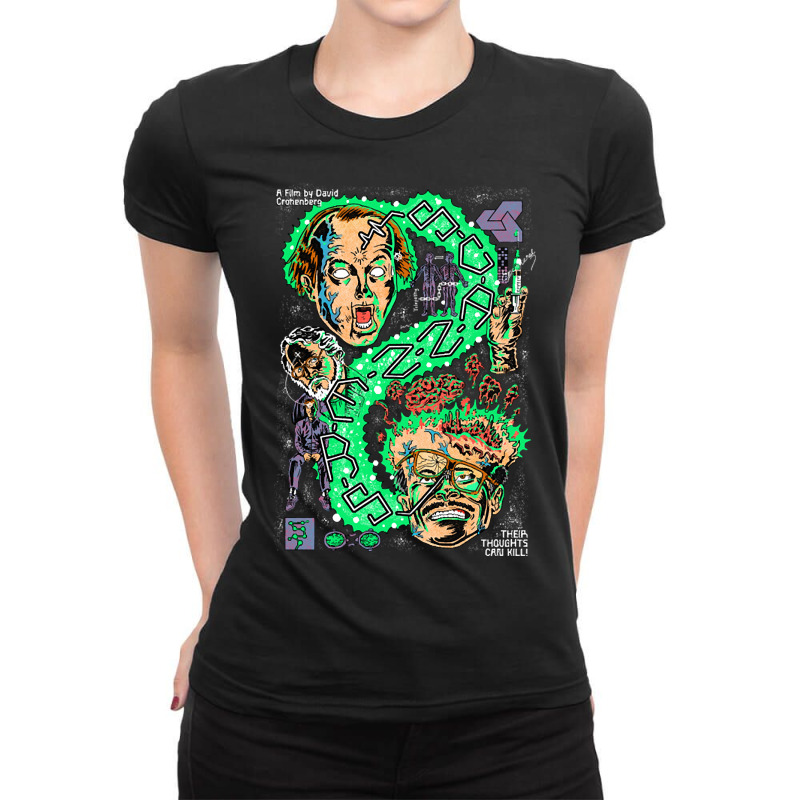 Scanners Ladies Fitted T-Shirt by Box Bingham | Artistshot