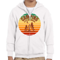 Camping Is My Love Language Youth Zipper Hoodie | Artistshot