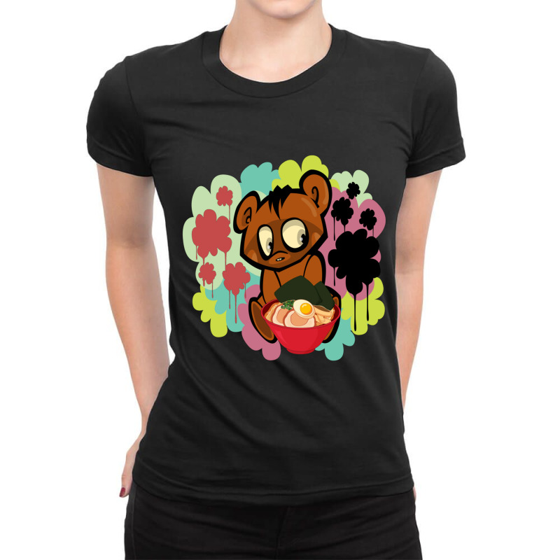 Ponyo Ham Classic Ladies Fitted T-Shirt by AYESHAJOHNSON | Artistshot