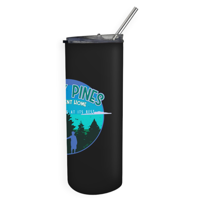 Shady Pines Retirement Home In Miami, Florida Skinny Tumbler | Artistshot