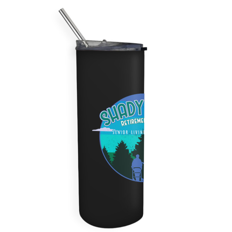 Shady Pines Retirement Home In Miami, Florida Skinny Tumbler | Artistshot