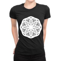 Mandala Magic Circle 07 Ladies Fitted T-shirt | Artistshot