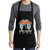 Father And Son Fishing Partners For Life Dad Son Fishing Premium Medium-length Apron | Artistshot