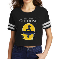 The Little Goldfish Essential Scorecard Crop Tee | Artistshot