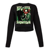 Horror Hide Seek Showdown Cropped Sweater | Artistshot