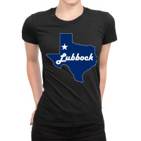 Lubbock Texas Lone Star State Ladies Fitted T-shirt | Artistshot