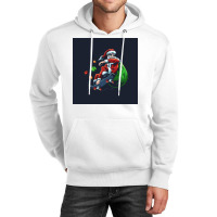 Skateboarding Santa Claus Unisex Hoodie | Artistshot