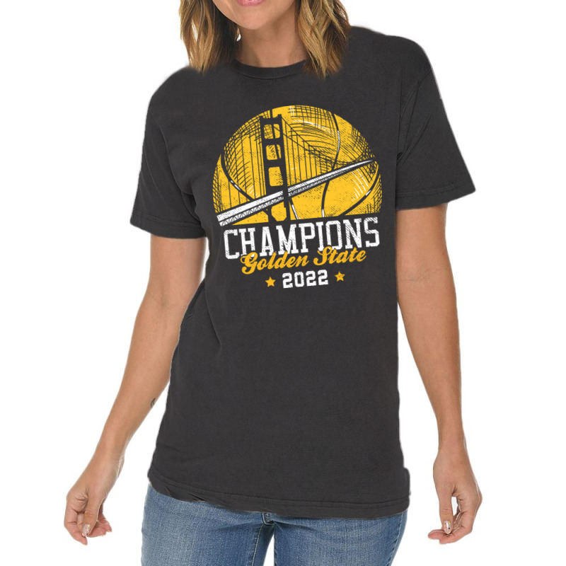 Champions 2022 Golden State Basketball Men Women Warriors Vintage T-shirt | Artistshot