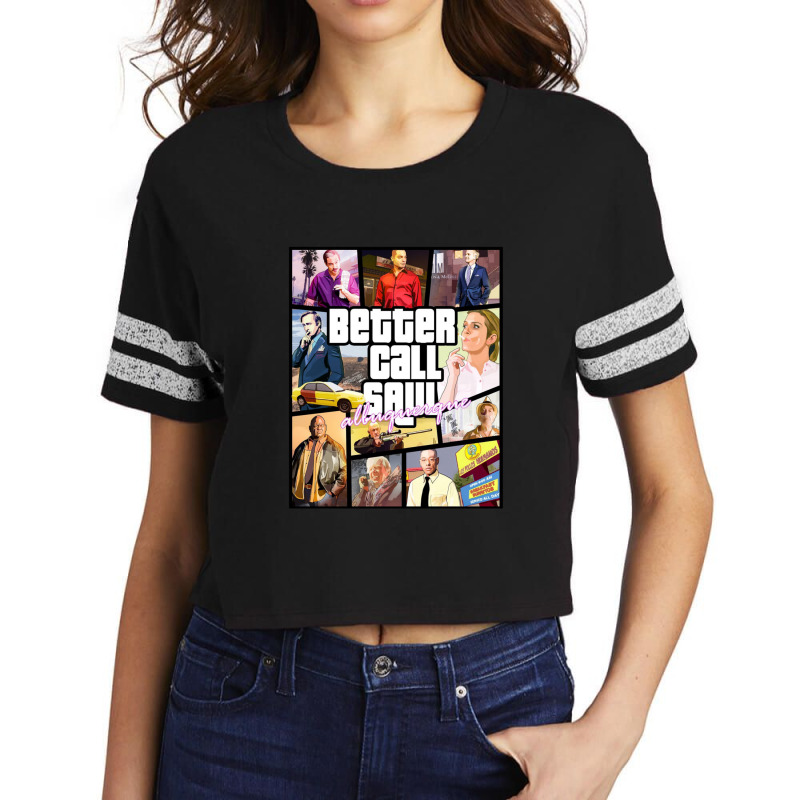 Grand Better Theft Call Auto Saul Scorecard Crop Tee by MichaelSchales | Artistshot