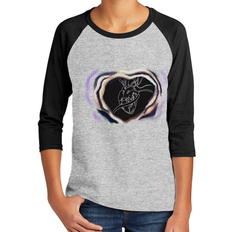 Open Heart 1 Youth 3/4 Sleeve by seifertmurryq3jmxs | Artistshot