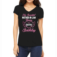 Mother In Law Birthday 50th Women's V-neck T-shirt | Artistshot