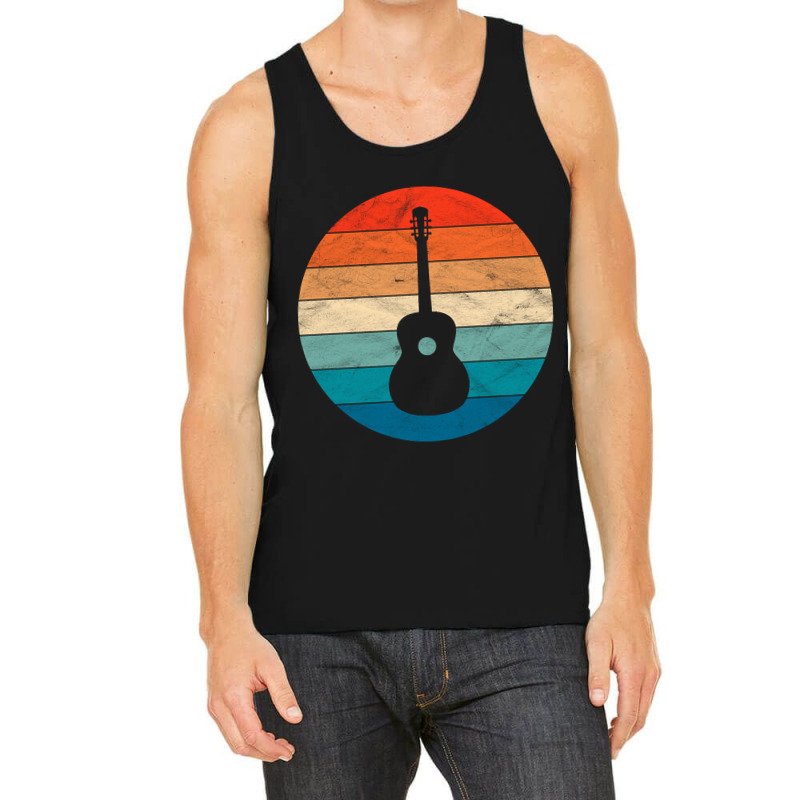 Vintage Retro Acoustic Guitar Tank Top | Artistshot