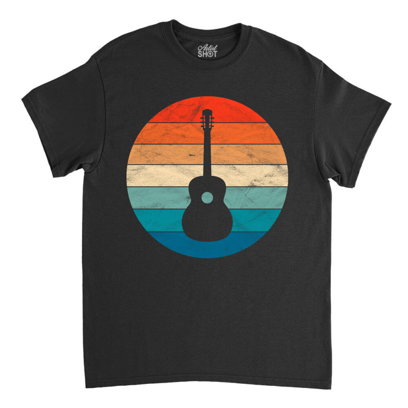 Vintage Retro Acoustic Guitar Classic T-shirt | Artistshot