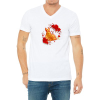 Chinese Zodiac Horoscope Decor New Year Of The Rabbit 2023 V-neck Tee | Artistshot