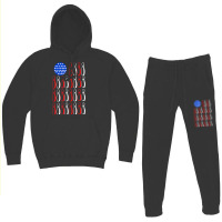 American Flag Patriot Patriotic Strike Sports Bowler Bowling Hoodie & Jogger Set | Artistshot