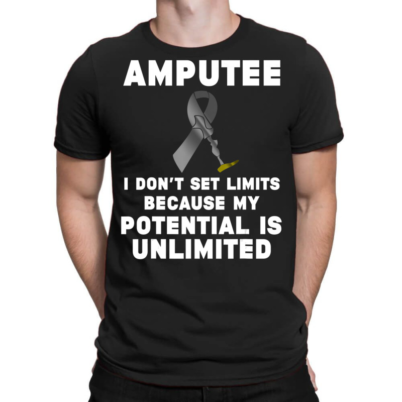 Amputee Humor Potential Leg Arm Recovery T-Shirt by rastyrocl | Artistshot