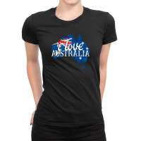 I Love Australia Ladies Fitted T-shirt | Artistshot