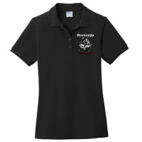 Onslaught Black And White Ladies Polo Shirt | Artistshot