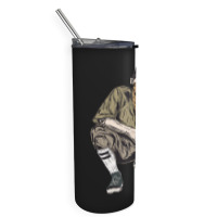 Vintage Gangster Vintage Illustration Skinny Tumbler | Artistshot