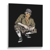 Vintage Gangster Vintage Illustration Metal Print Vertical | Artistshot