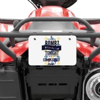 Jaeger Bomb Completely Atomic Atv License Plate | Artistshot