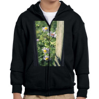 Porch Rail Aster Youth Zipper Hoodie | Artistshot