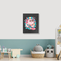 Axolotl Axolotl Fish Axolotl Pun Axolotl Lover Funny Axolotl Cute Axol Portrait Canvas Print | Artistshot