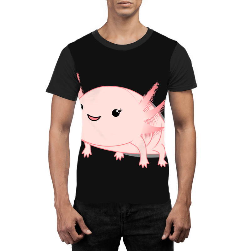 Axolotl Baby Kawaii Graphic T-shirt | Artistshot