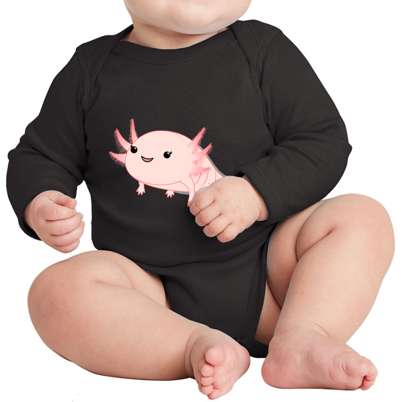 Axolotl Baby Kawaii Long Sleeve Baby Bodysuit | Artistshot