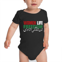 Women Life Freedom Iranian Feminist Zan Zendegi Azadi Long Sleeve Baby Bodysuit | Artistshot