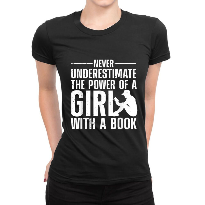 Funny Reading For Women Girls Bookworm Novel Book Lover Ladies Fitted T-Shirt by RobertRayColton | Artistshot