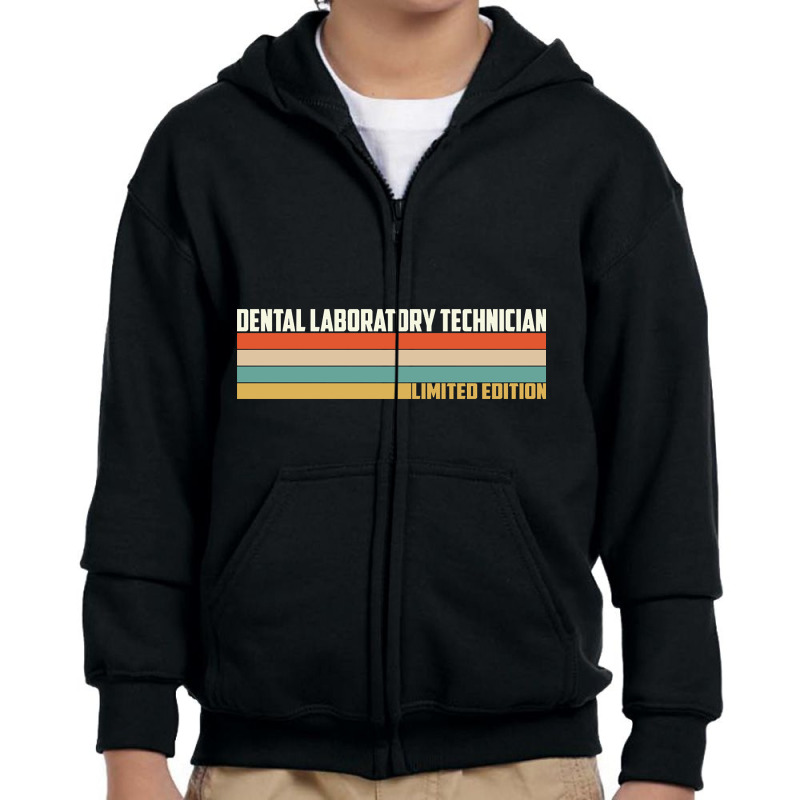 Retro Dental Lab Technician Limited Edition Youth Zipper Hoodie by brumfieldportillo7vlpq8 | Artistshot