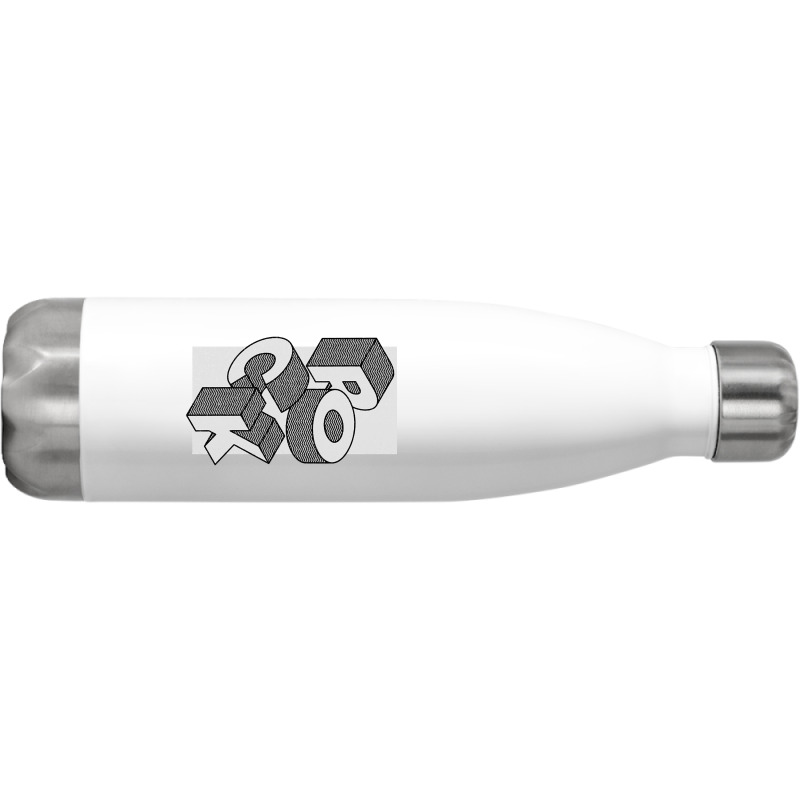 Rock On-zmtsn Stainless Steel Water Bottle | Artistshot