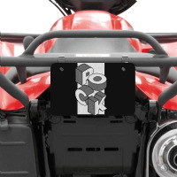 Rock On-zmtsn Atv License Plate | Artistshot