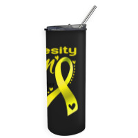 Obesity Mom Most People Never Meet Their Hero I Raised Mine Skinny Tumbler | Artistshot