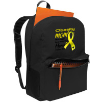 Obesity Mom Most People Never Meet Their Hero I Raised Mine Backpack | Artistshot