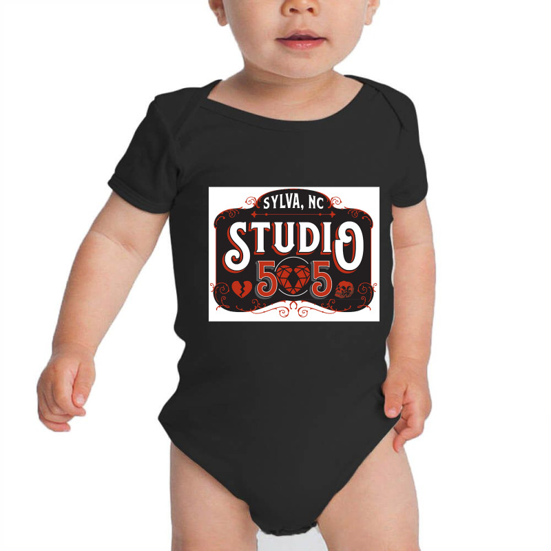 Studio 505 Heart And Skull Baby Bodysuit by greggjvandervor | Artistshot