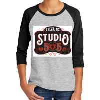 Studio 505 Heart And Skull Youth 3/4 Sleeve | Artistshot