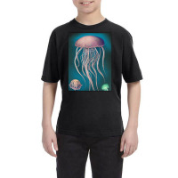 Jellyfish Artwork Beach Youth Tee | Artistshot